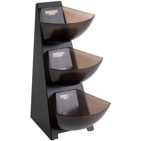 APS Portionsspender MULTI RACK, 3-stufig, Edelstahl schwarz