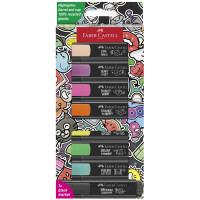 FABER-CASTELL Textmarker TEXTLINER 46 GRAFFITI, 4er Etui