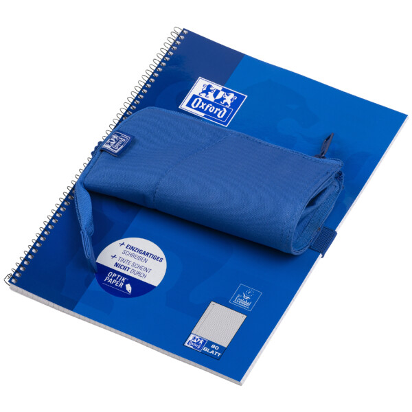 Oxford Schlamper-Etui "Stand-Up", Polyester, rot