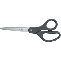 LEITZ Schere Titan, Länge: 180 mm, rund, grau