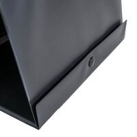 rillstab Tisch-Flipchart, A5 quer, schwarz, inkl. 10...