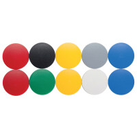 MAUL Haftmagnet MAULsolid, Durchm.: 38 mm, 2,5 kg, sortiert