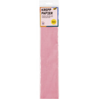 folia Krepppapier-Lagen, (B)500 mm x (L)2,5 m, hellrosa