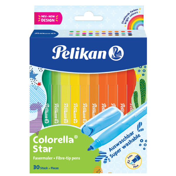 Pelikan Fasermaler colorella star, 50er Kartonetui
