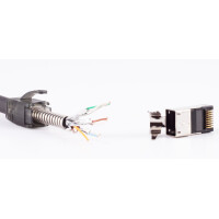 FLEXLINE RJ45 Stecker für Rundkabel, Kat. 5-6A,...