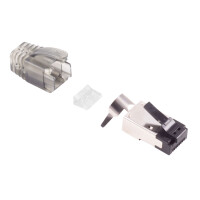 FLEXLINE RJ45 Stecker für Rundkabel, Kat. 5-6A, geschirmt