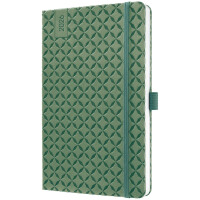 sigel Buchkalender Jolie Flair 2026, Kunstleder, A5, grau