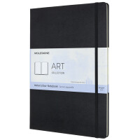 MOLESKINE Aquarellnotizbuch, L A5, 200g qm, Hardcover, sw