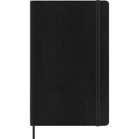 MOLESKINE Buchkalender 2025 2026, 18 Monate, XL, schwarz