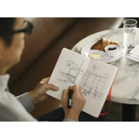 MOLESKINE Notizbuch, P A6, liniert, Hardcover, blau