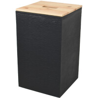 EDA Pellets-Aufbewahrungsbox, 36 Liter, schwarz