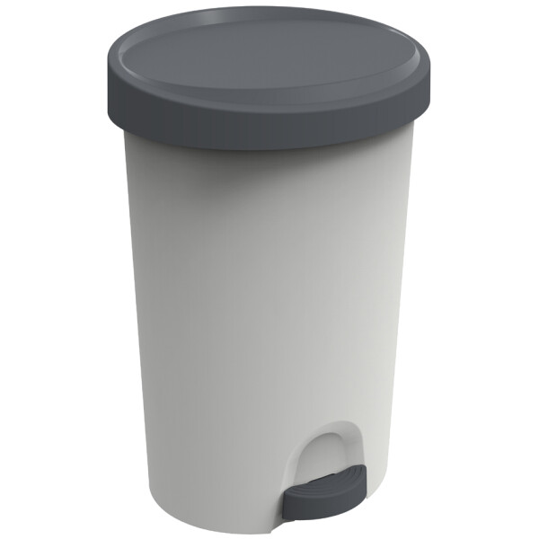 EDA Tret-Abfallbeh&auml;lter Stepy, 45 Liter, PP, grau anthrazit