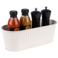 APS Besteckbehälter UTENSILO, Edelstahl weiß