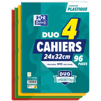 Oxford Schulheft DUO, 240 x 320 mm, seyès, 4er Pack