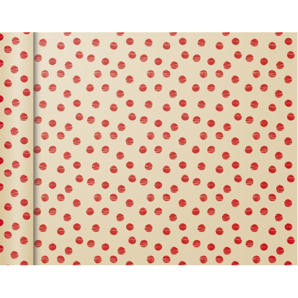 Clairefontaine Geschenkpapier "Tiny Rolls Blumen rot"