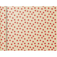 Clairefontaine Geschenkpapier "Tiny Rolls Blumen rot"
