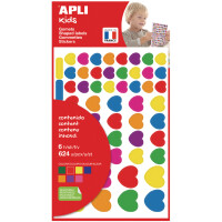 APLI kids Sticker "Herz", Kleinpackung