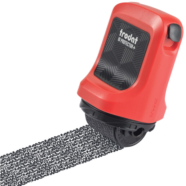 trodat Datenschutz-Rollstempel ID Protector+ - Set, rot