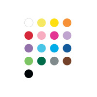 folia Tonkarton, DIN A4, 180 g qm, 10 Farben