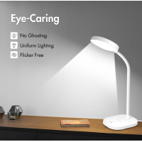 LogiLink LED-Tischleuchte, Standfuß, weiß