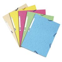 EXACOMPTA Eckspannermappe, DIN A4, Karton, farbig sortiert