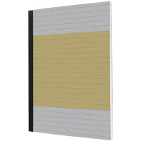 sigel Notizbuch, DIN A5, liniert, leuchtgelb, 200 Blatt