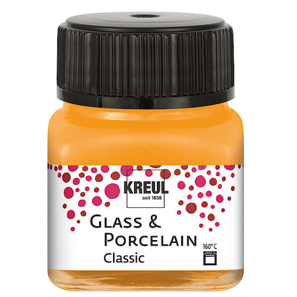 KREUL Glas- und Porzellanfarbe Classic, granatrot, 20 ml