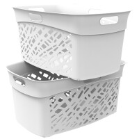 EDA Wäschekorb ALMERIA, 45 Liter, PP, eukalyptus grün