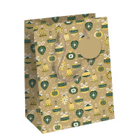 Clairefontaine Weihnachts-Geschenktüte "Forest", mittel