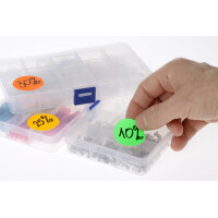 rillprint Markierungspunkte, Durchmesser: 25 mm, neonorange