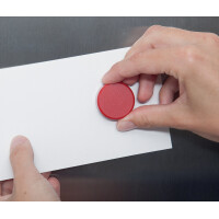 MAUL Facetterand-Magnet MAULpro, Durchm.: 33 mm, weiß