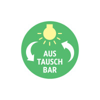 MAUL LED-Tischleuchte MAULstudy, mit Standfuß, rot