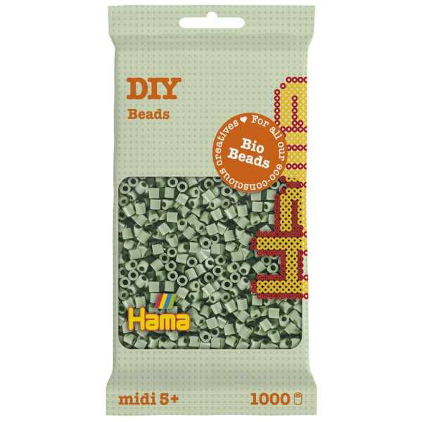 Hama Bügelperlen Bio midi, eukalyptus, im Beutel
