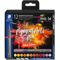 STAEDTLER Fasermaler pigment brush pen "Portrait Colours"