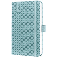 sigel Taschenkalender Jolie Flair 2026, Kunstleder, himmel-