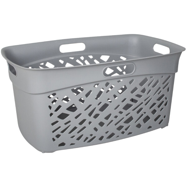 EDA W&auml;schekorb ALMERIA, 45 Liter, PP, grau