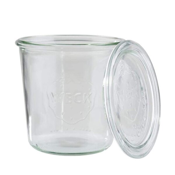 APS Weck-Glas mit Deckel, Sturz-Form, 580 ml, 2er Set