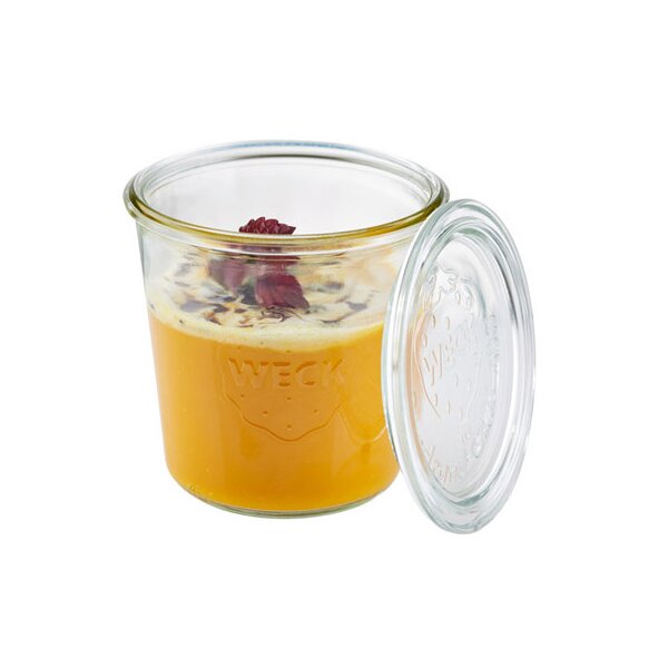 APS Weck-Glas mit Deckel, Sturz-Form, 580 ml, 2er Set