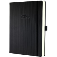 sigel Buchkalender Conceptum 2027, DIN A4+, schwarz