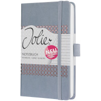 sigel Notizbuch Jolie Impress, Kunstleder, A6, grau