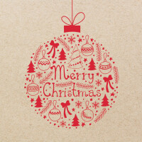 PAPSTAR Weihnachts-Motivservietten "Christmas...