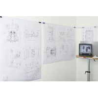 MAUL Magnetband, Länge: 1 m, weiß