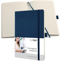 sigel Notizbuch Conceptum, DIN A5, liniert, blau