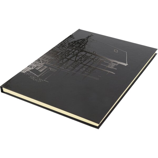 kangaro Skizzenbuch Design, 80 Blatt, A5, schwarz