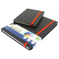 kangaro Aquarellpapier-Buch, DIN A6, 30 Blatt, schwarz