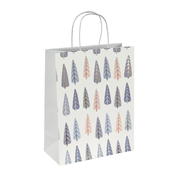 sigel Weihnachts-Geschenktüte "Pine Trees", groß