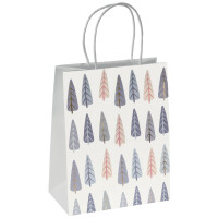 sigel Weihnachts-Geschenktüte "Pine Trees", groß