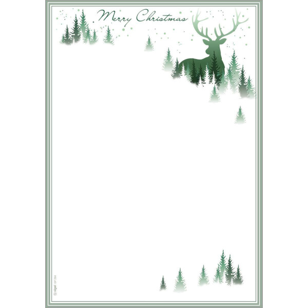 sigel Weihnachts-Motiv-Papier "Golden Christmas Night", A4