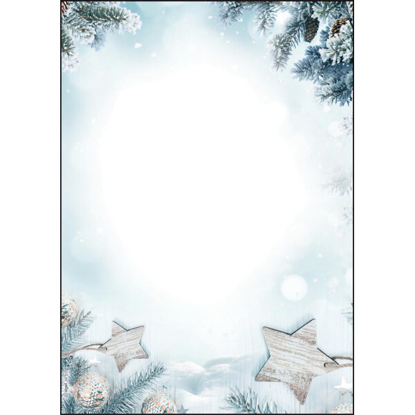 sigel Weihnachts-Motiv-Papier "Golden Christmas Night", A4