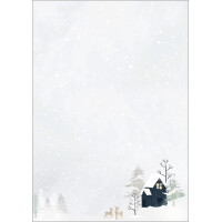 sigel Weihnachts-Motiv-Papier "Golden Christmas Night", A4